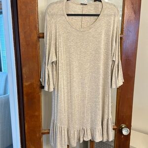 Jodifl Tunic Size Large Beige/Grey